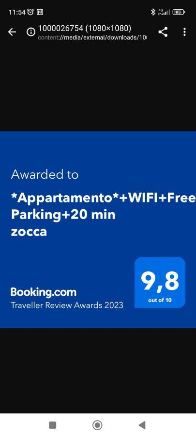 *Appartamento*+WIFI+Free Parking+20 min zocca Tole Buitenkant foto